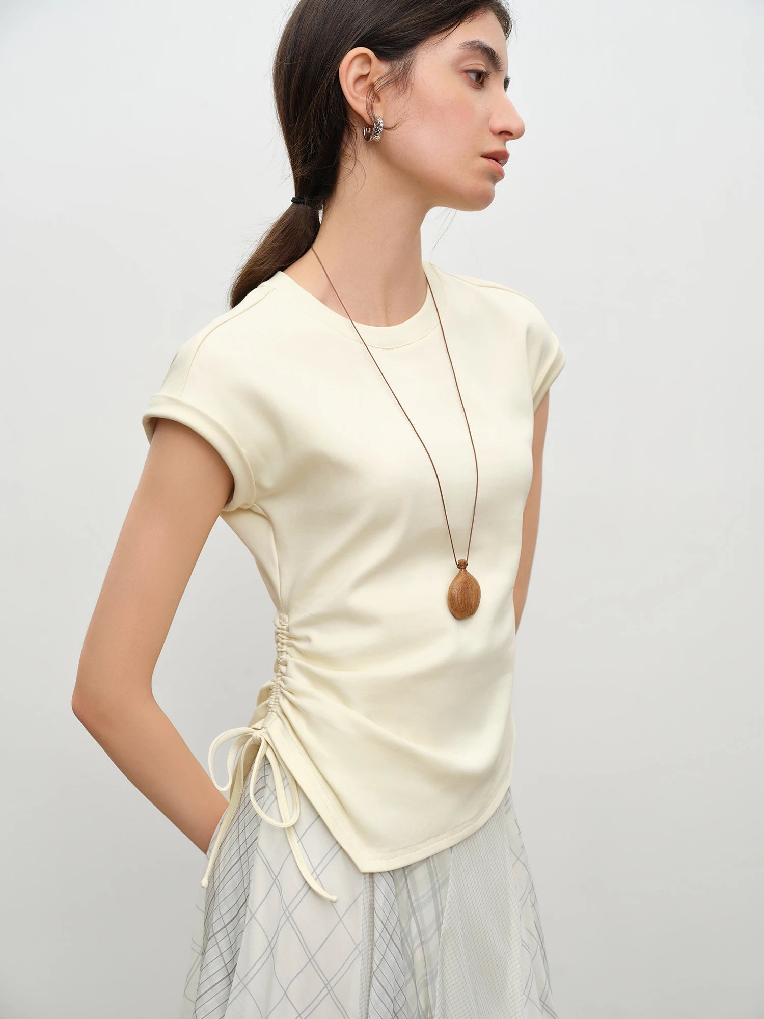 Premium Cotton Stretch Short Sleeve Casual Tee