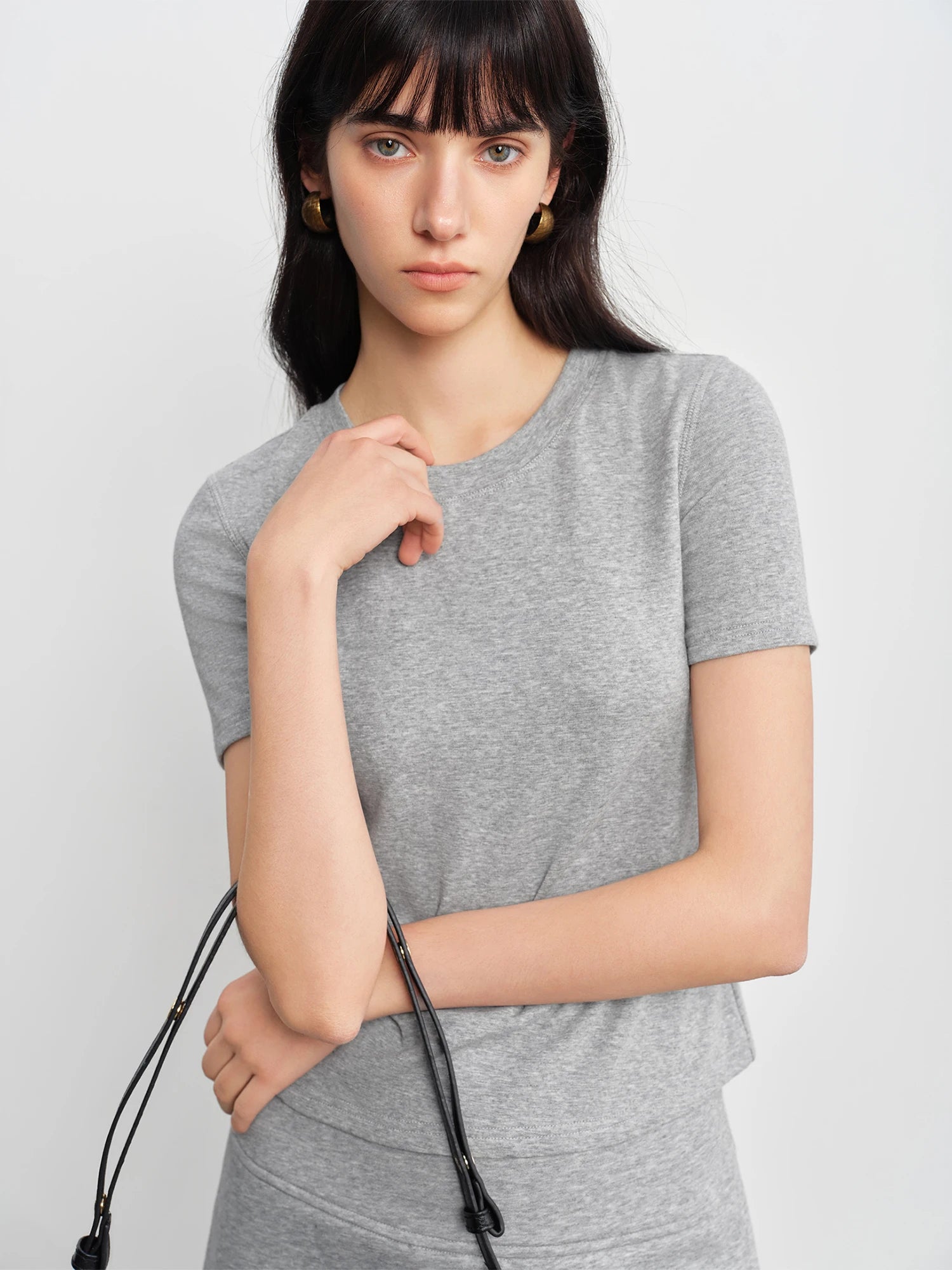 Soft Knit Slim Fit O-Neck T-Shirt