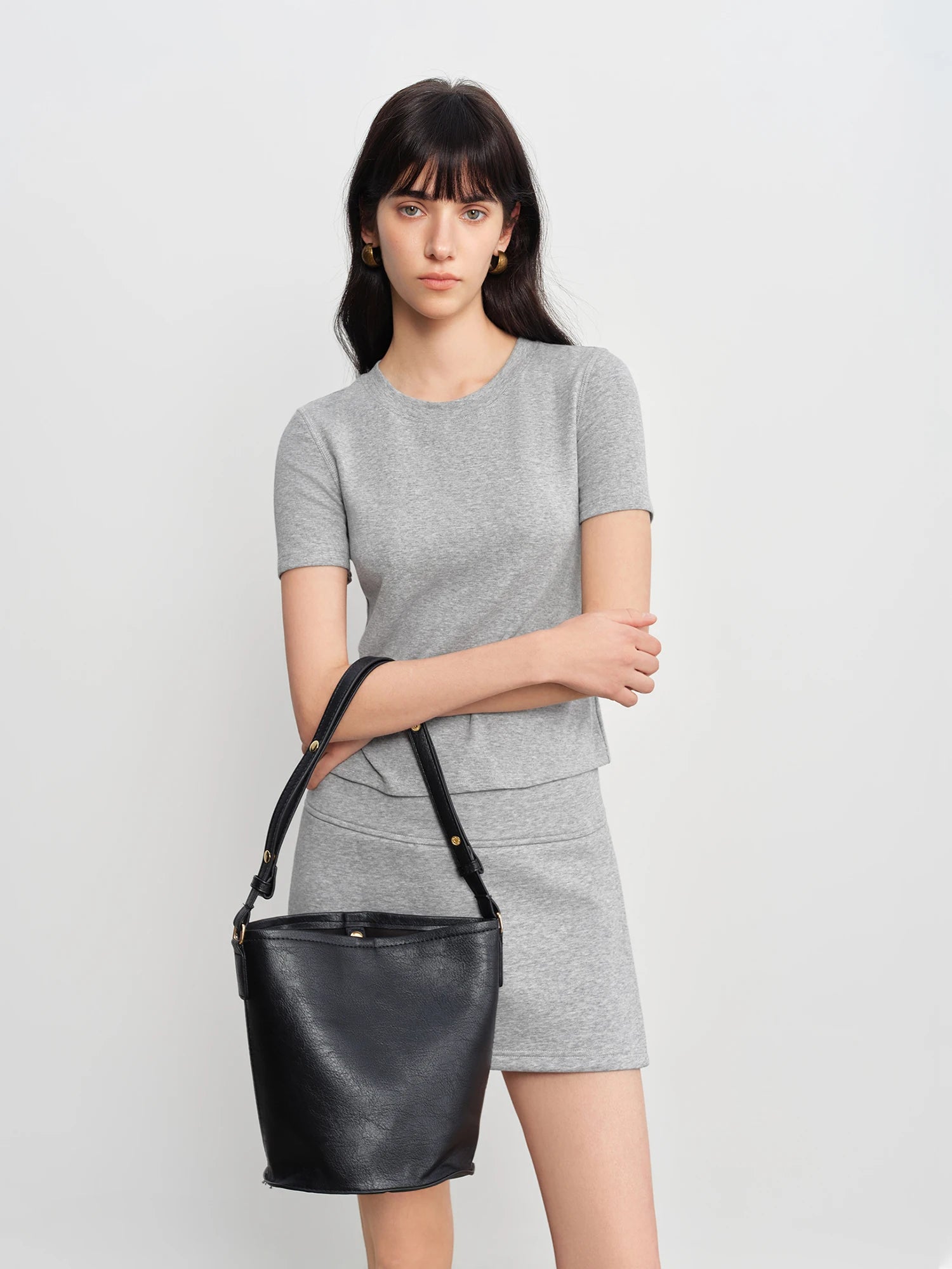 Soft Knit Slim Fit O-Neck T-Shirt