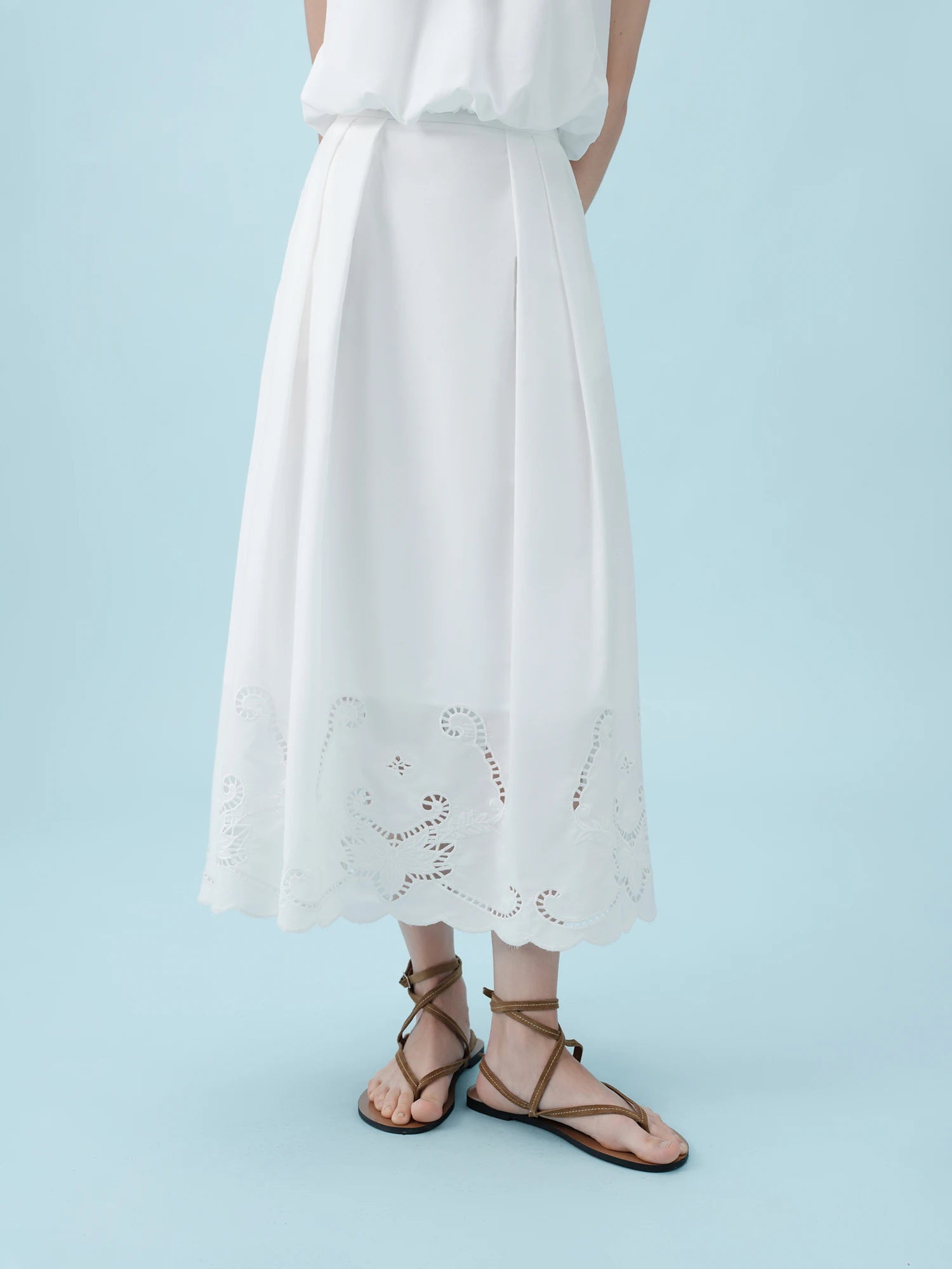 O-Neck Sleeveless Loose Ankle-Length Casual Two-Piece Set
