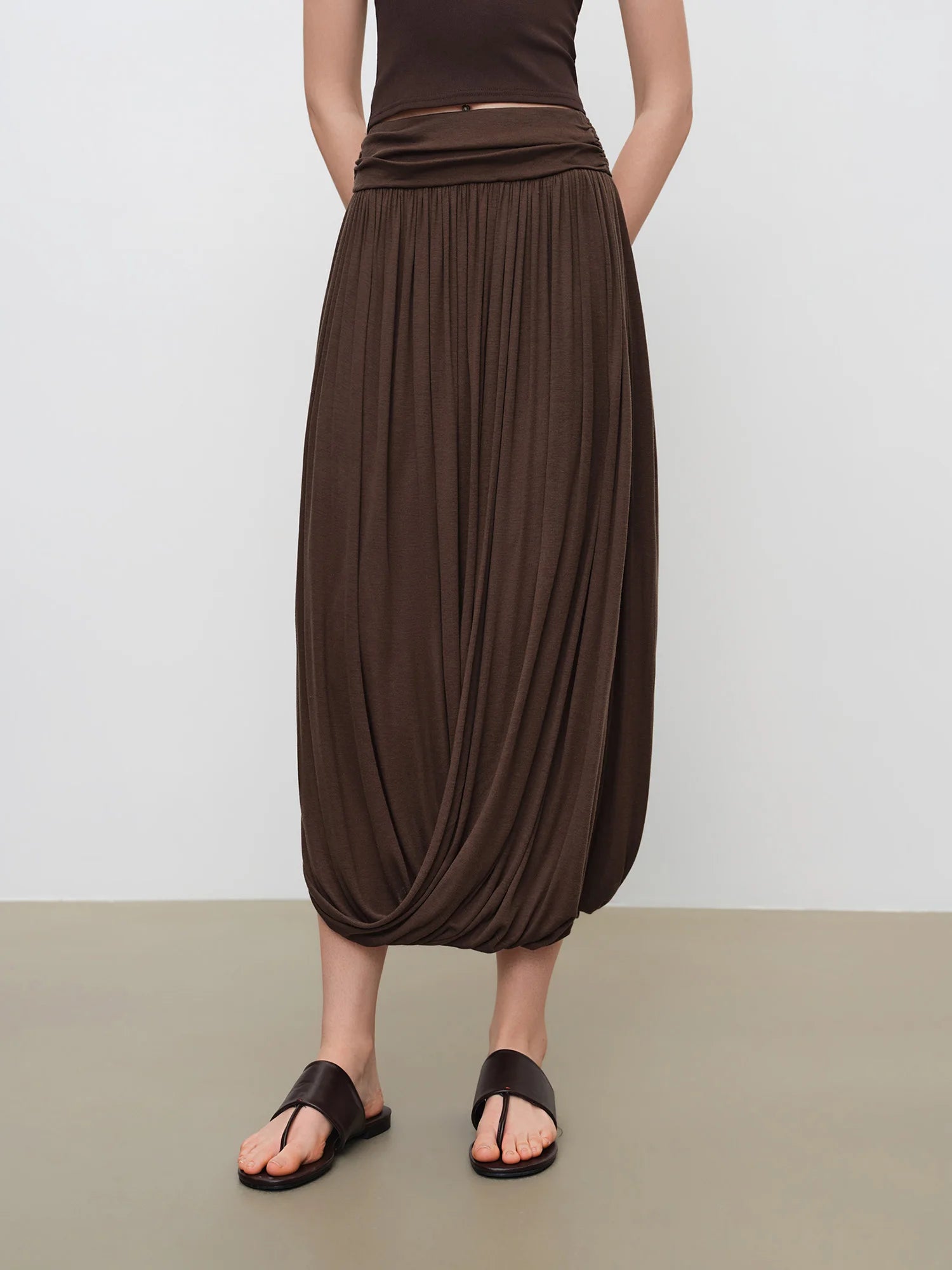 Elegant A-Line Ankle-Length Dress