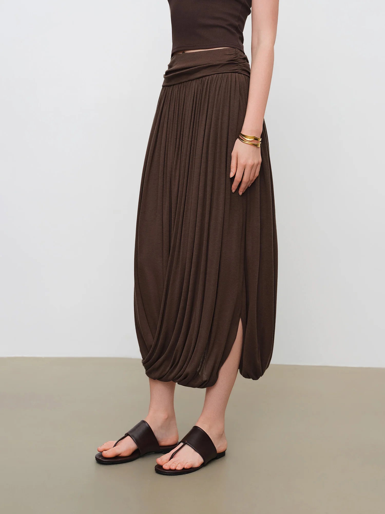 Elegant A-Line Ankle-Length Dress