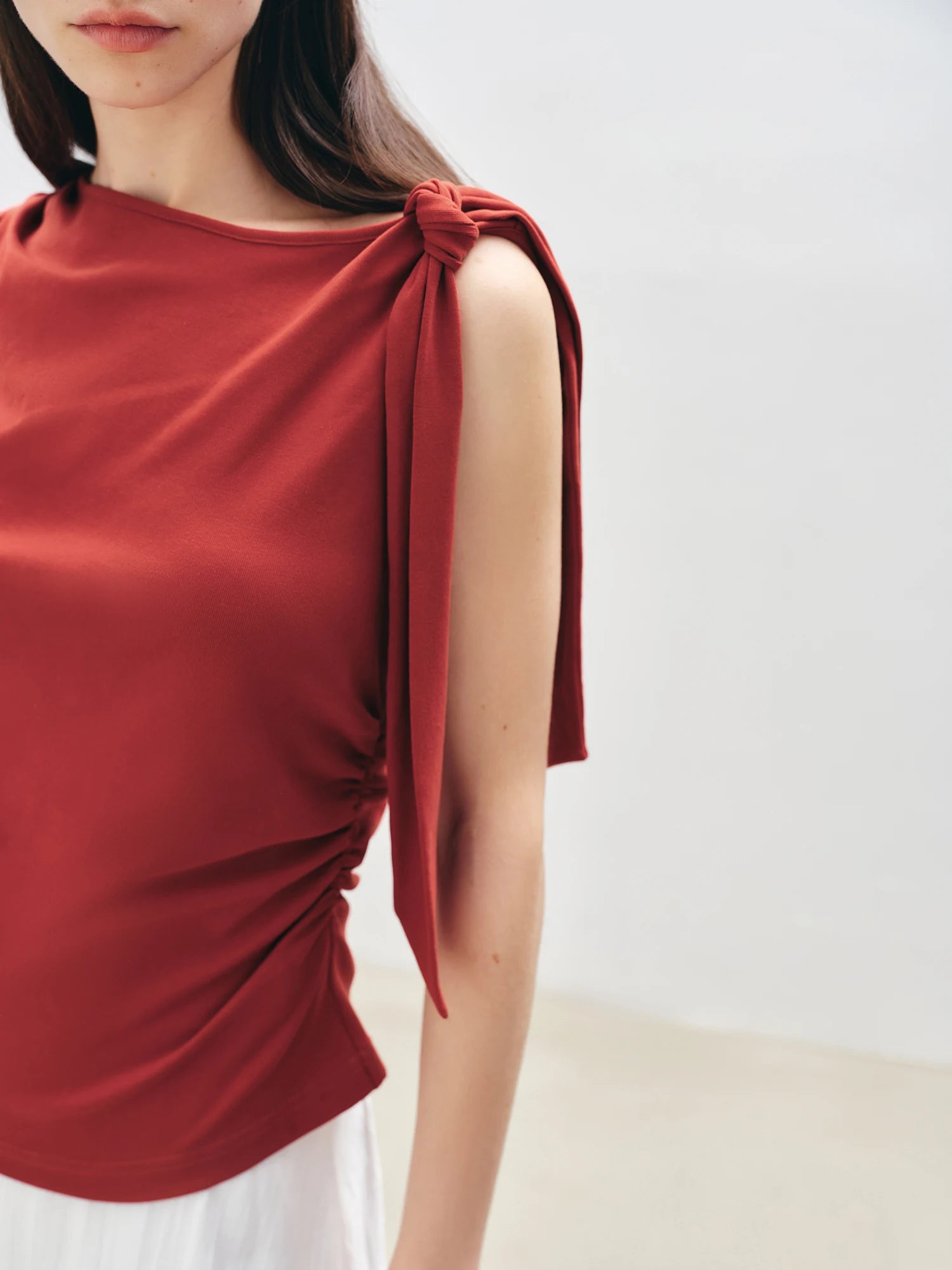 Essential Cotton Blend Sleeveless Top