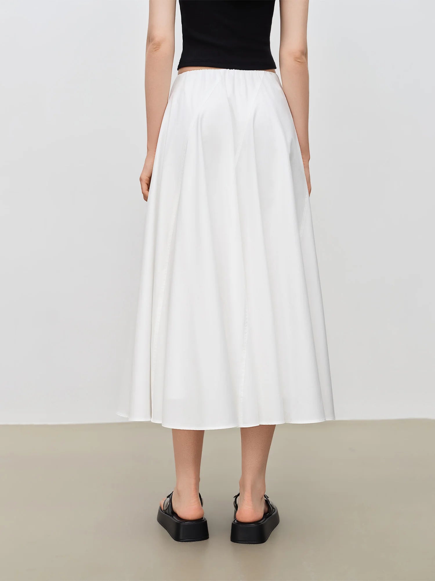 Empire Waist Ankle-Length A-Line Casual Dress