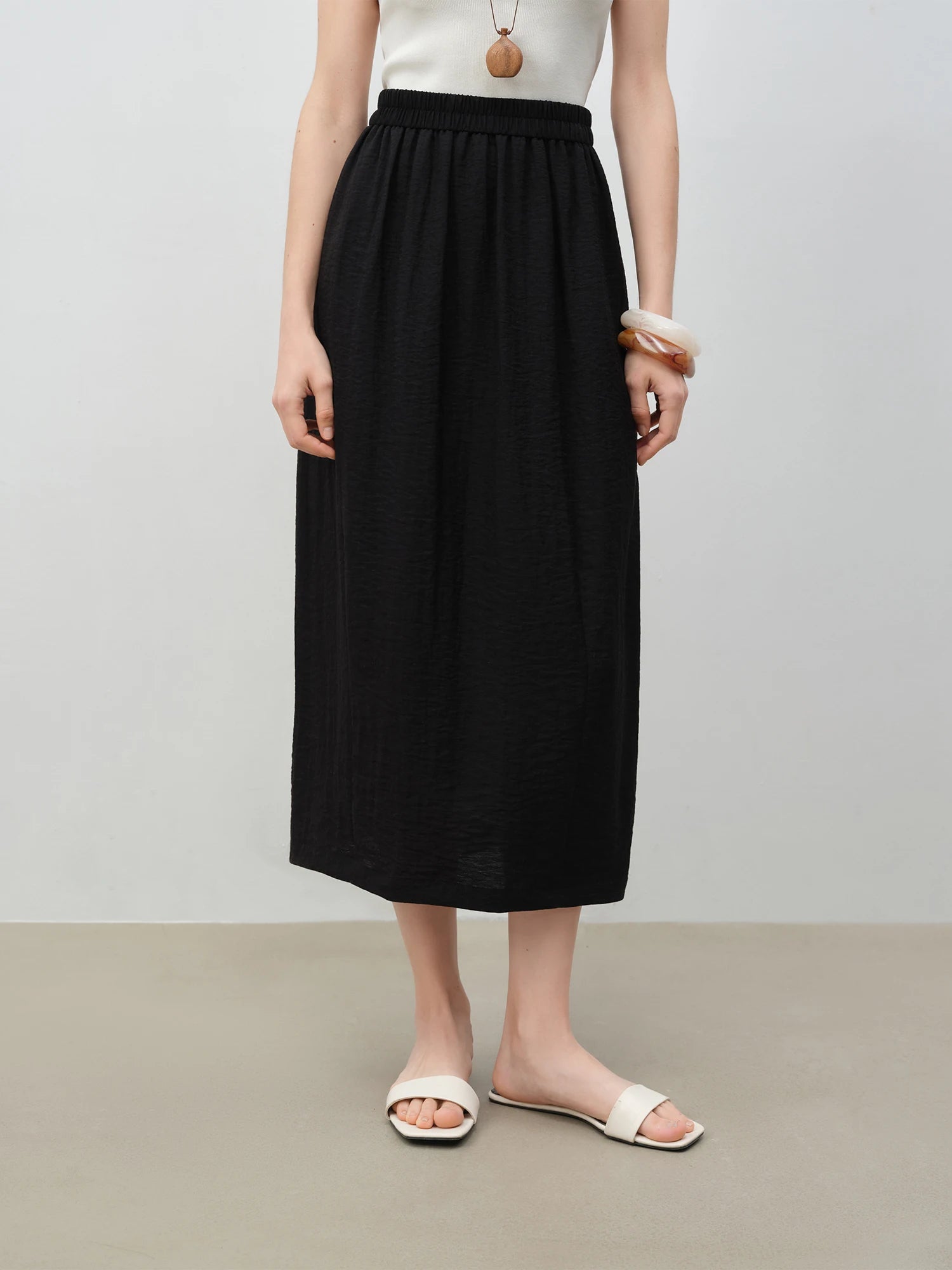 O-Neck Sleeveless A-Line Mid-Calf Casual Summer Set