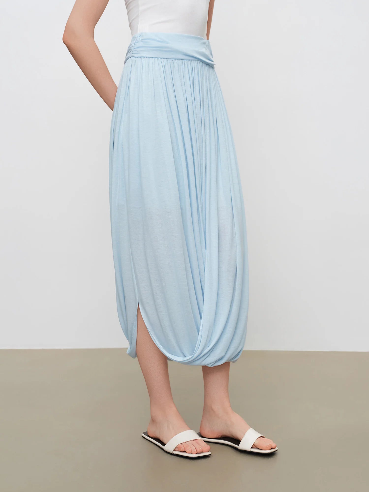 Elegant A-Line Ankle-Length Dress