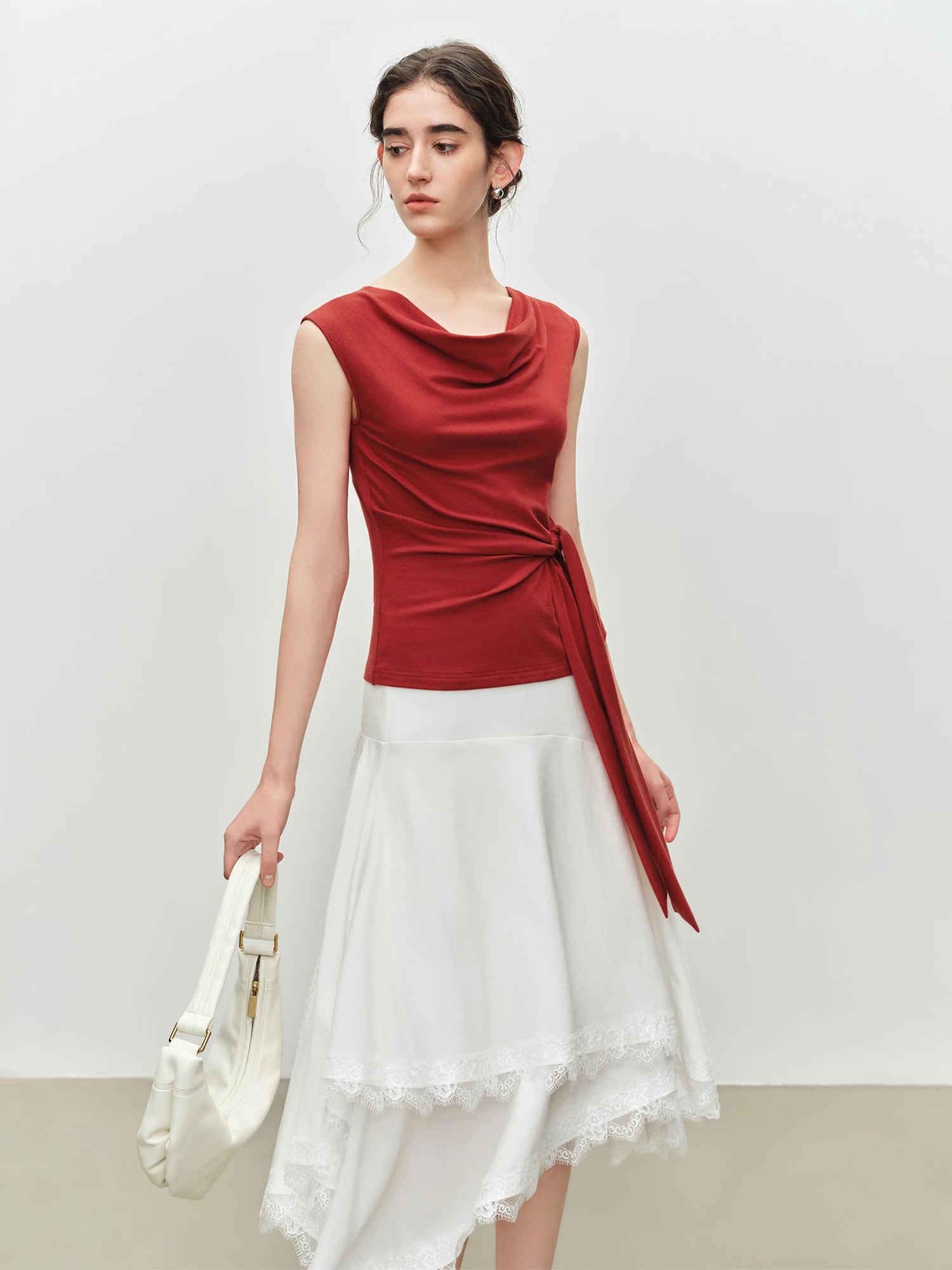 V-Neck Sleeveless Office Casual Knit Top