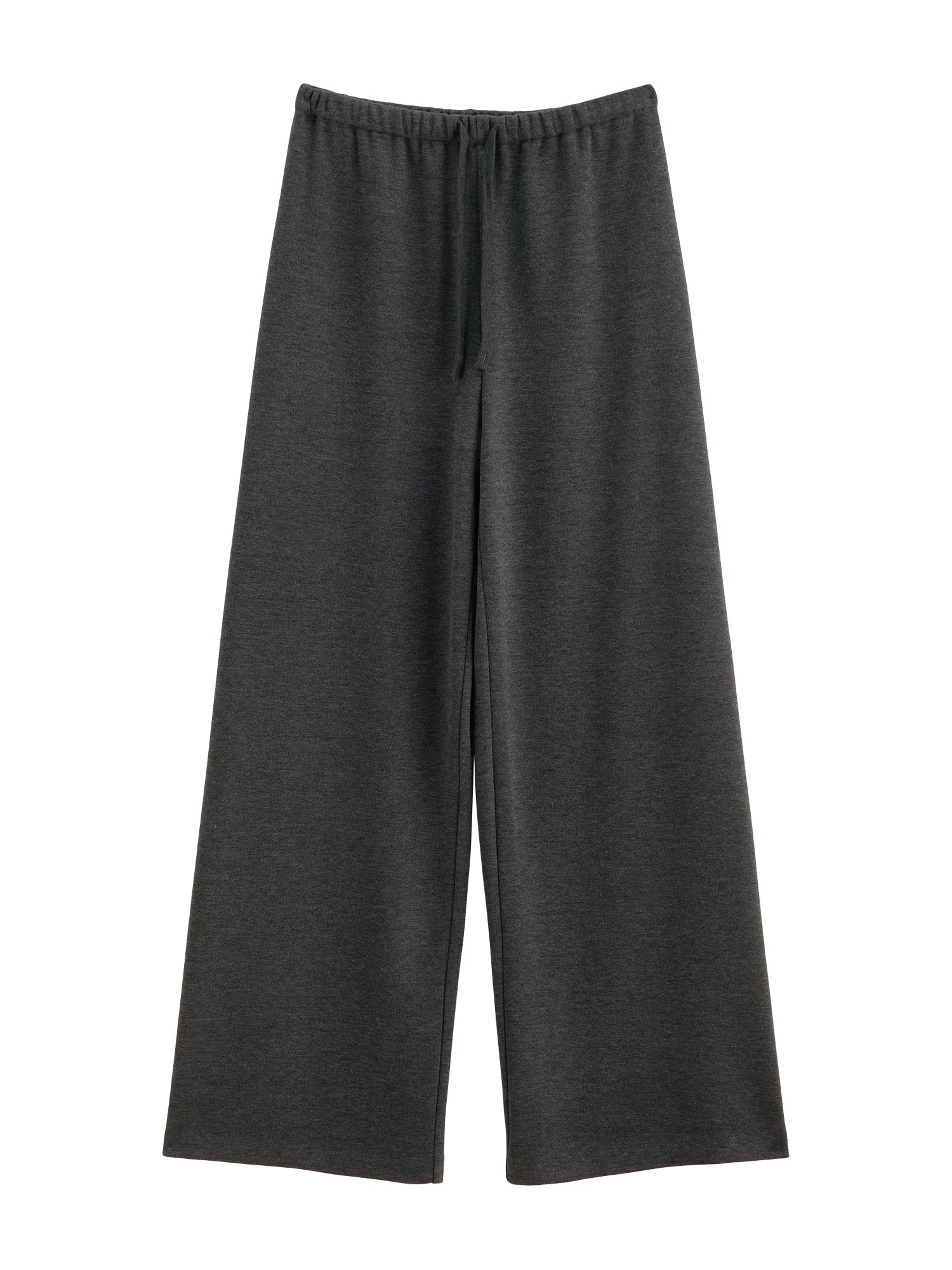 High-Waist Straight Floor-Length Casual Pants