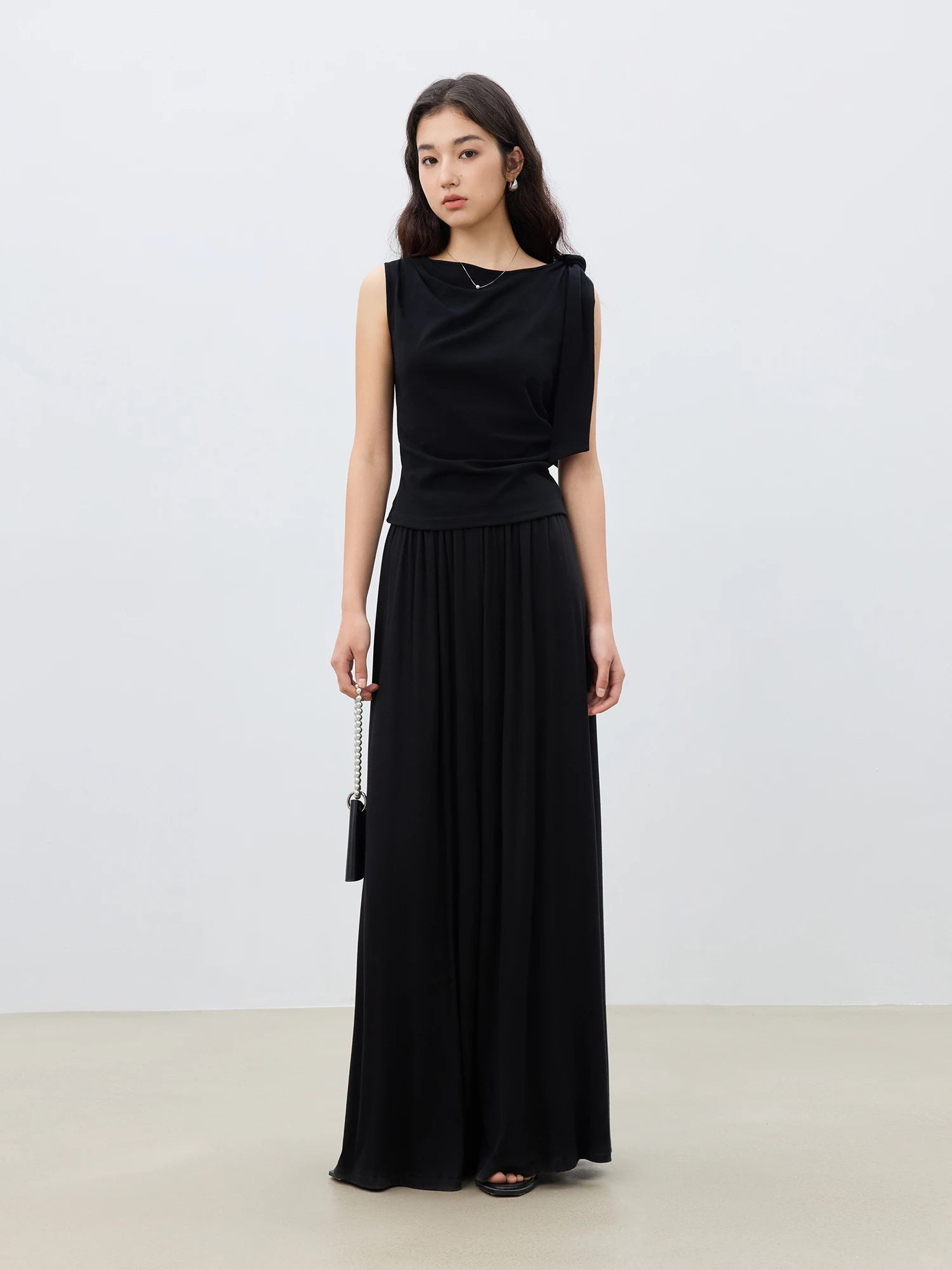 Essential Cotton Blend Sleeveless Top