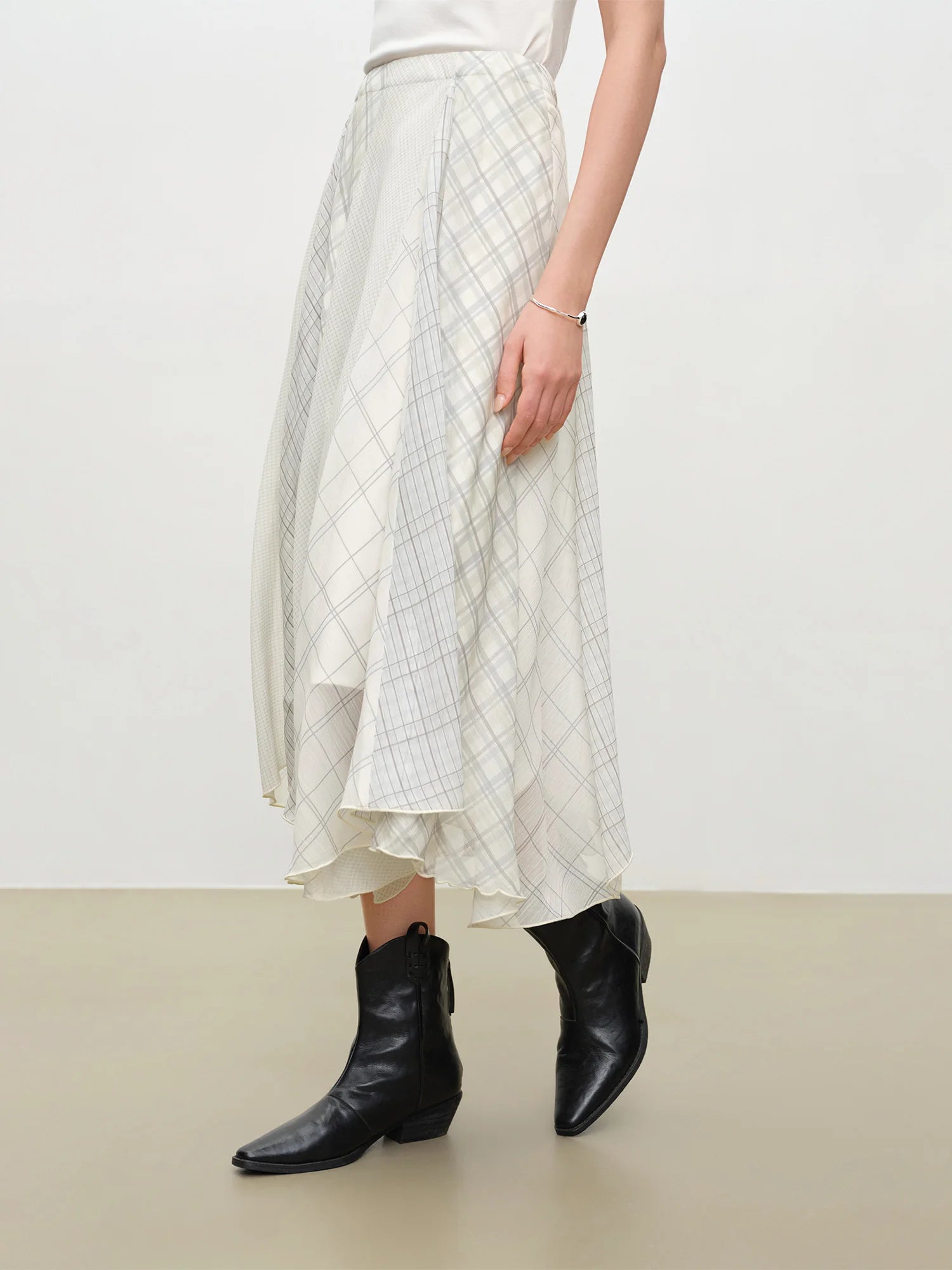 Elegant A-Line Mid-Calf Dress