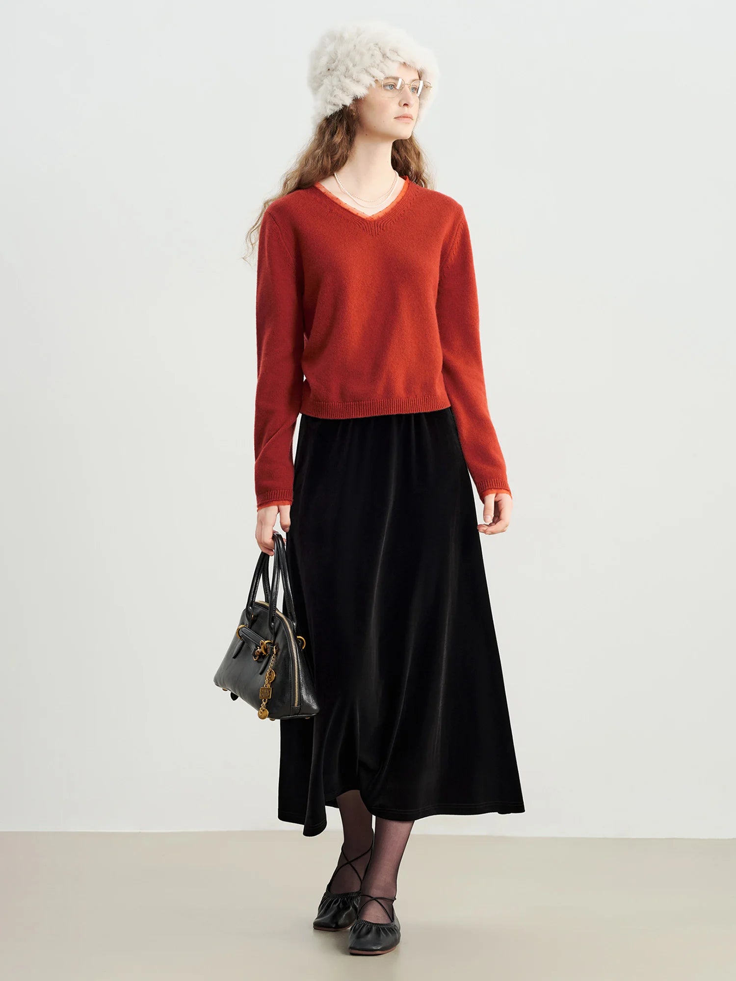 Casual A-Line Ankle-Length Stretch Dress