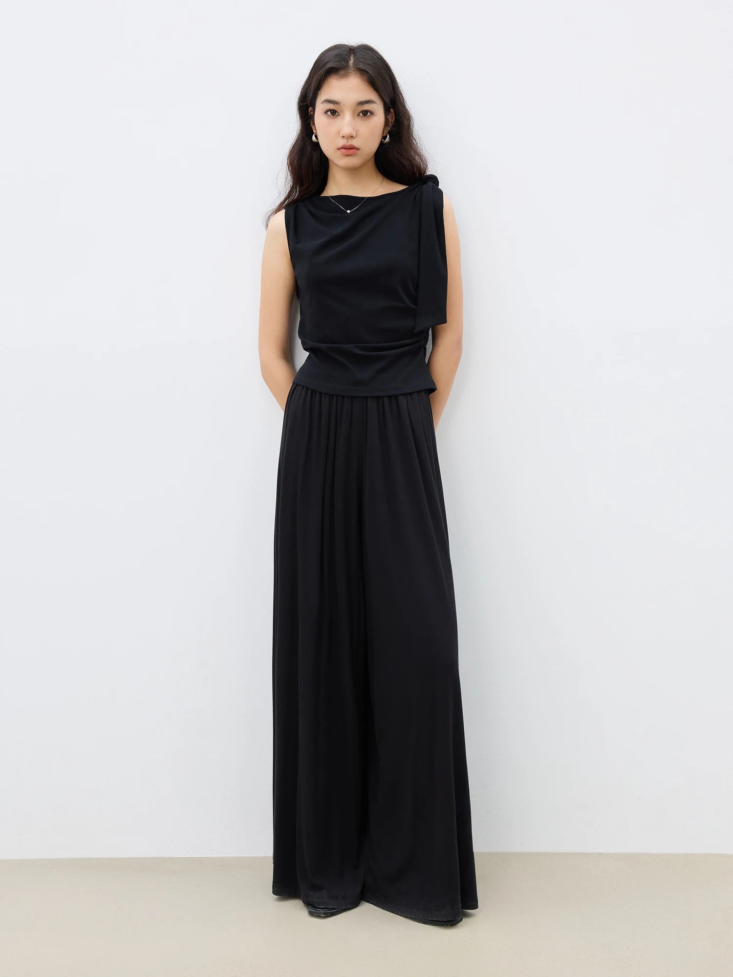 Essential Cotton Blend Sleeveless Top