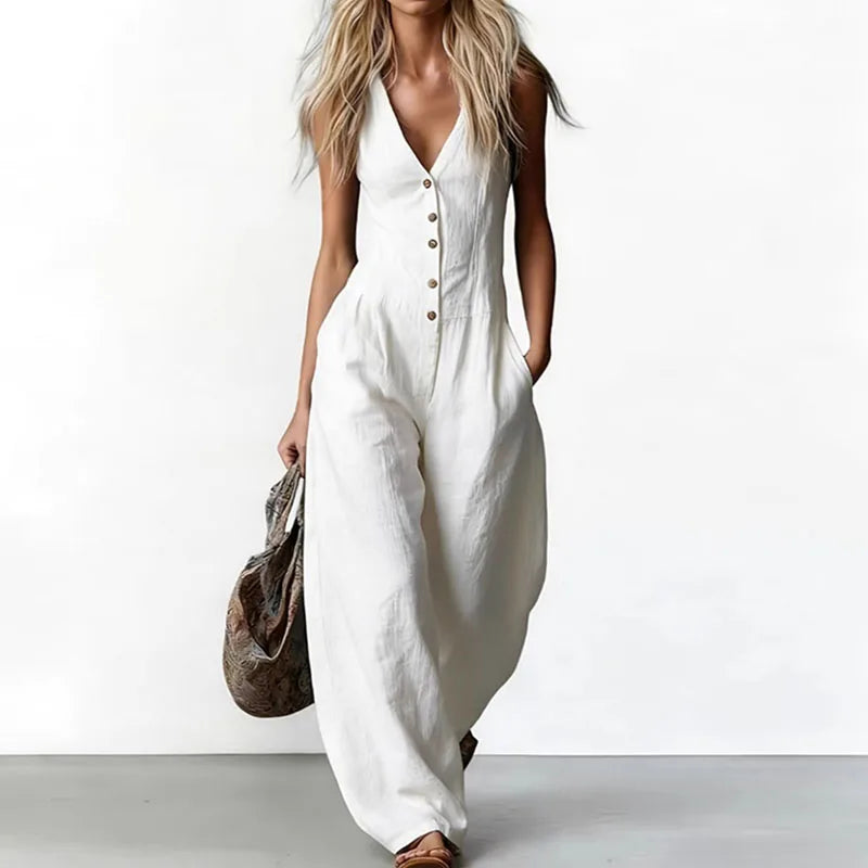 Effortless Elegance Wide-Leg Jumpsuit