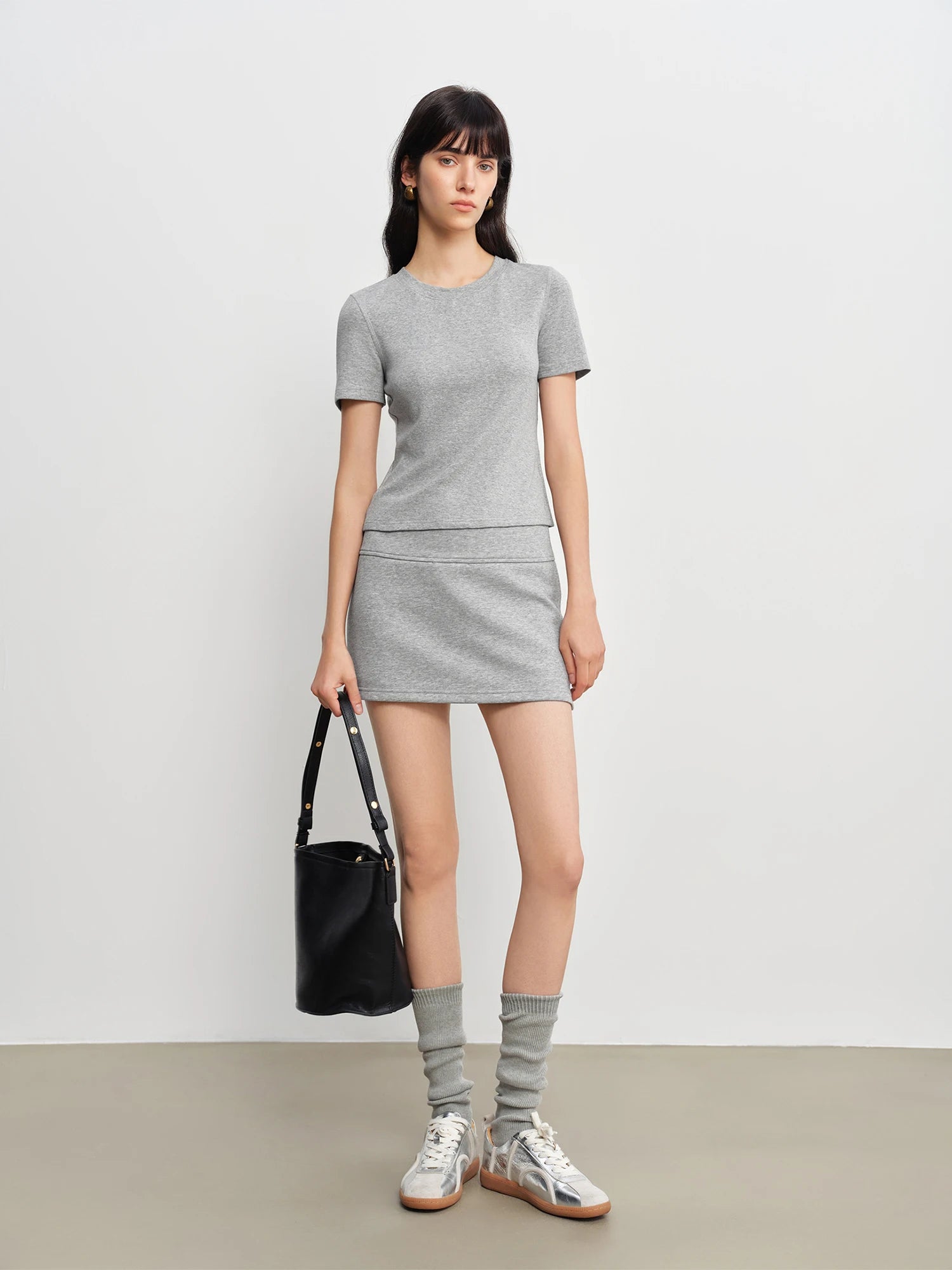 Soft Knit Slim Fit O-Neck T-Shirt
