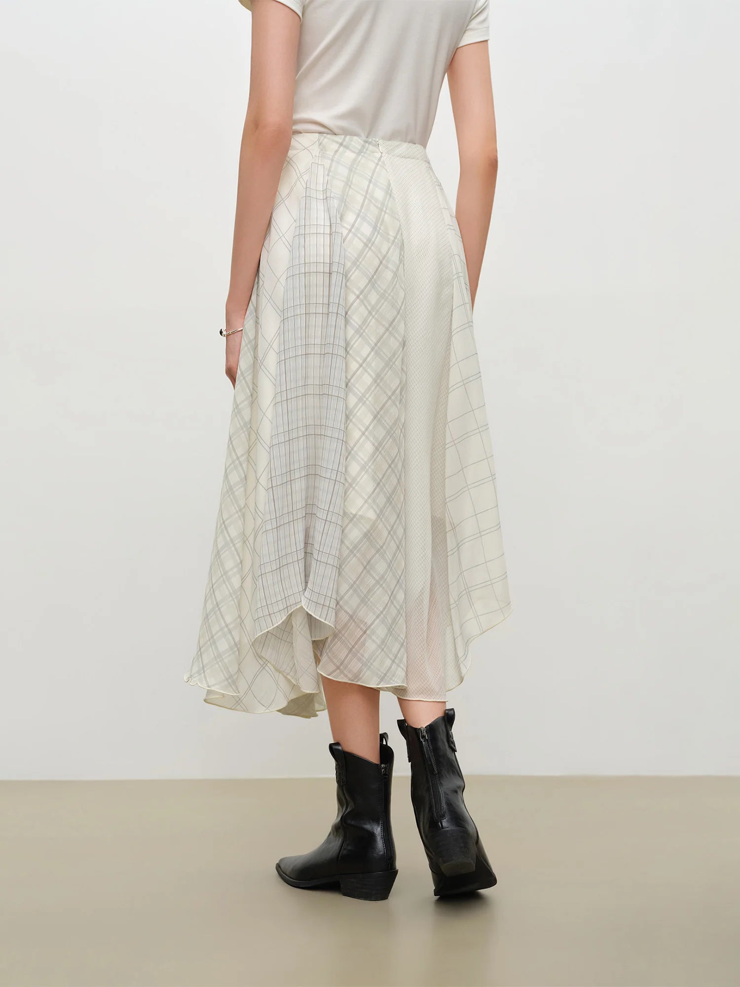 Elegant A-Line Mid-Calf Dress