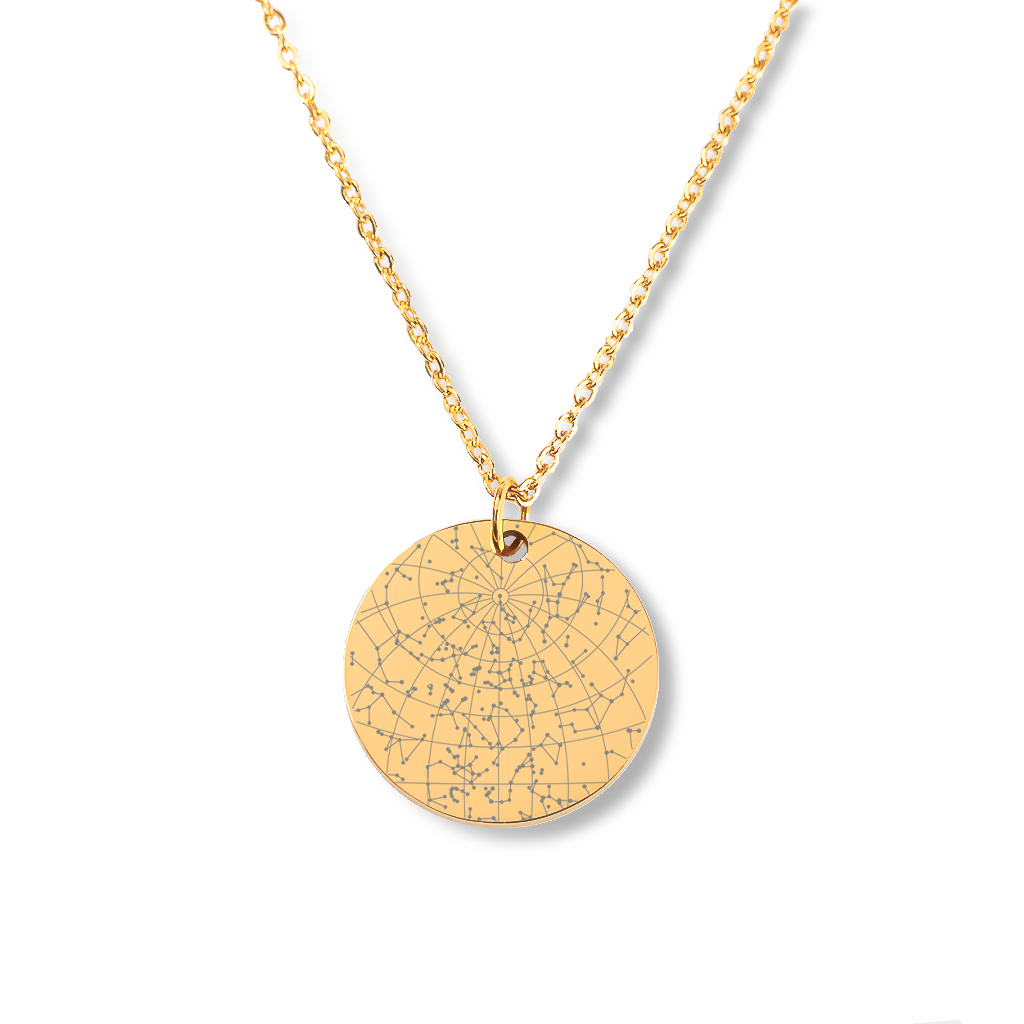 Star Map Necklace — Couple Set