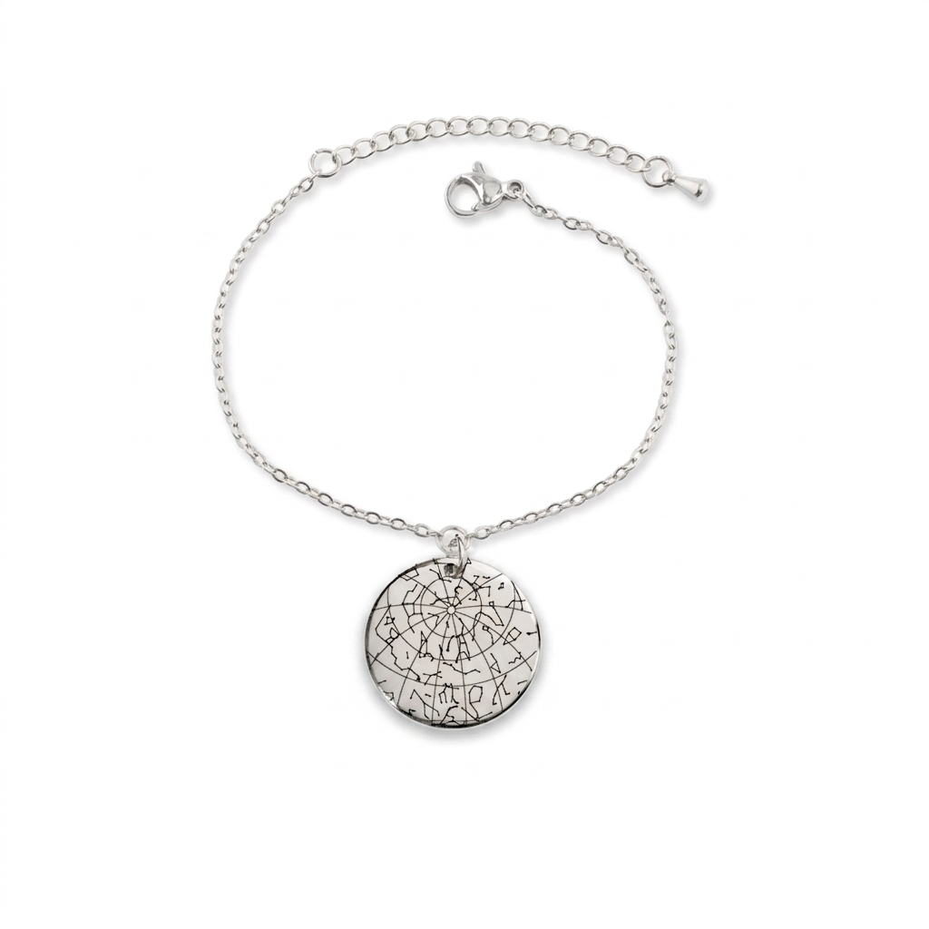 Star Map Bracelet — Steel