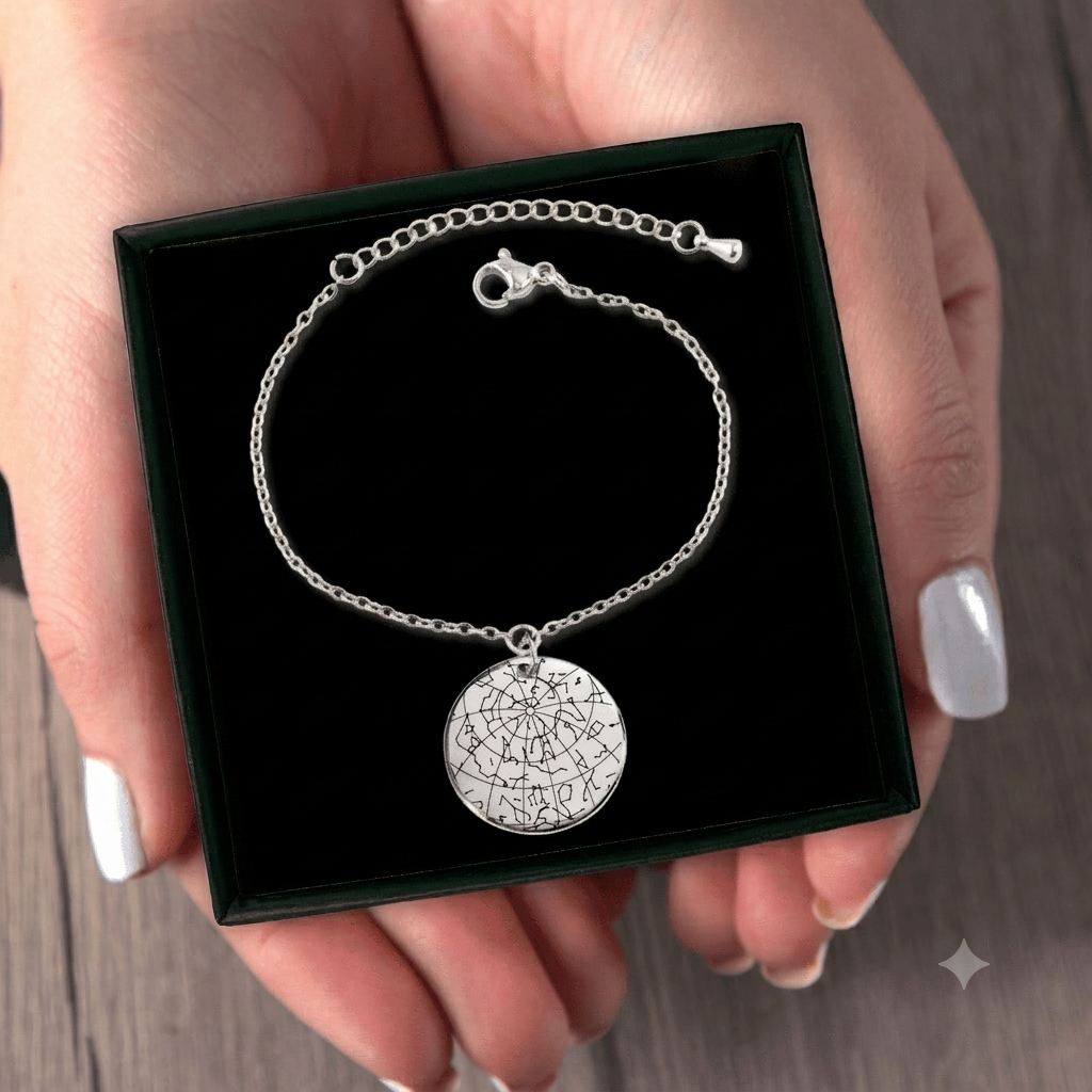 Star Map Bracelet — Steel