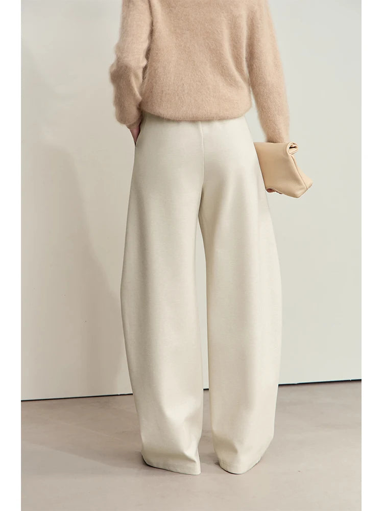 Loose Fit Straight Leg Drawstring Pants