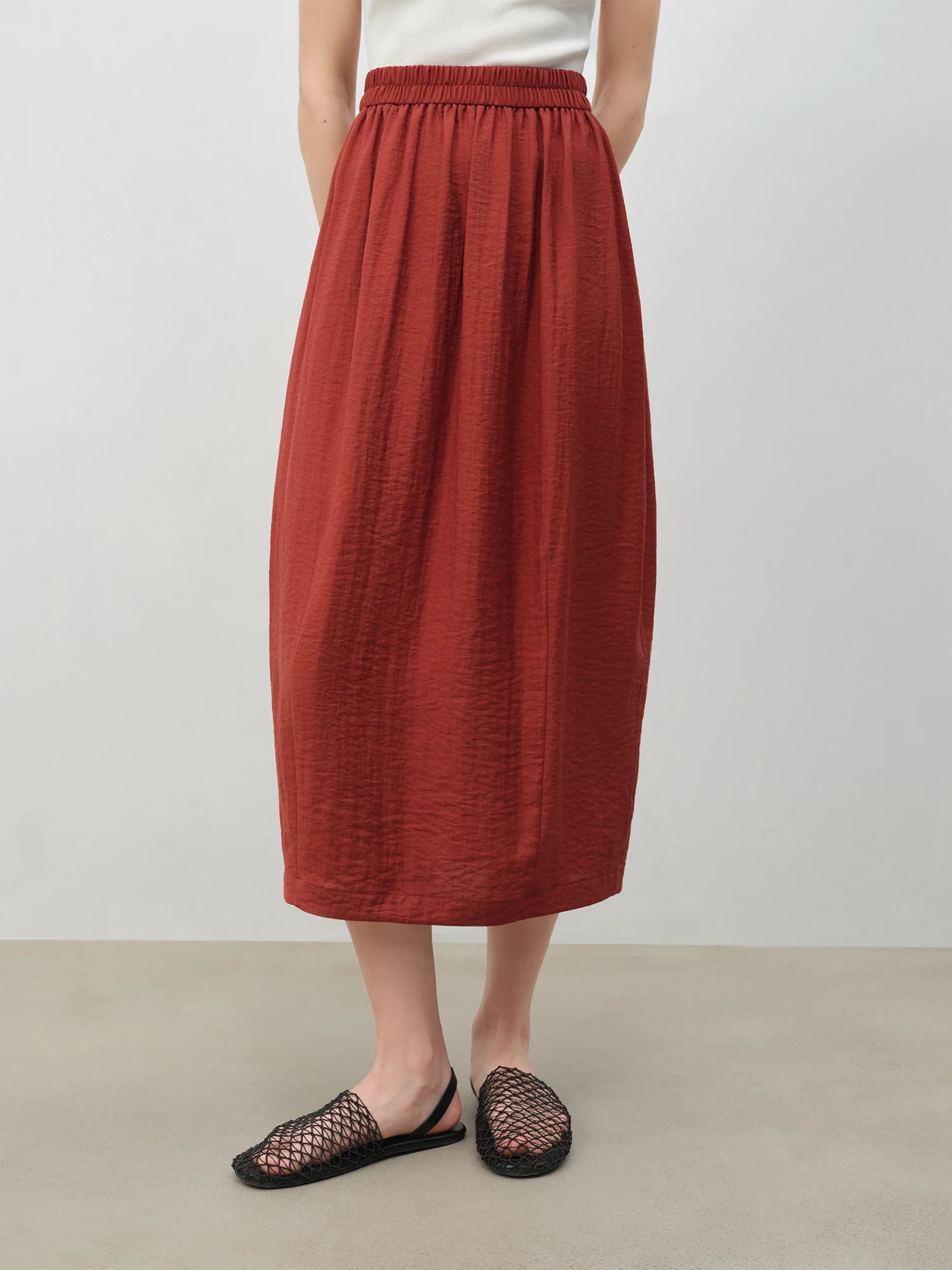 O-Neck Sleeveless A-Line Mid-Calf Casual Summer Set