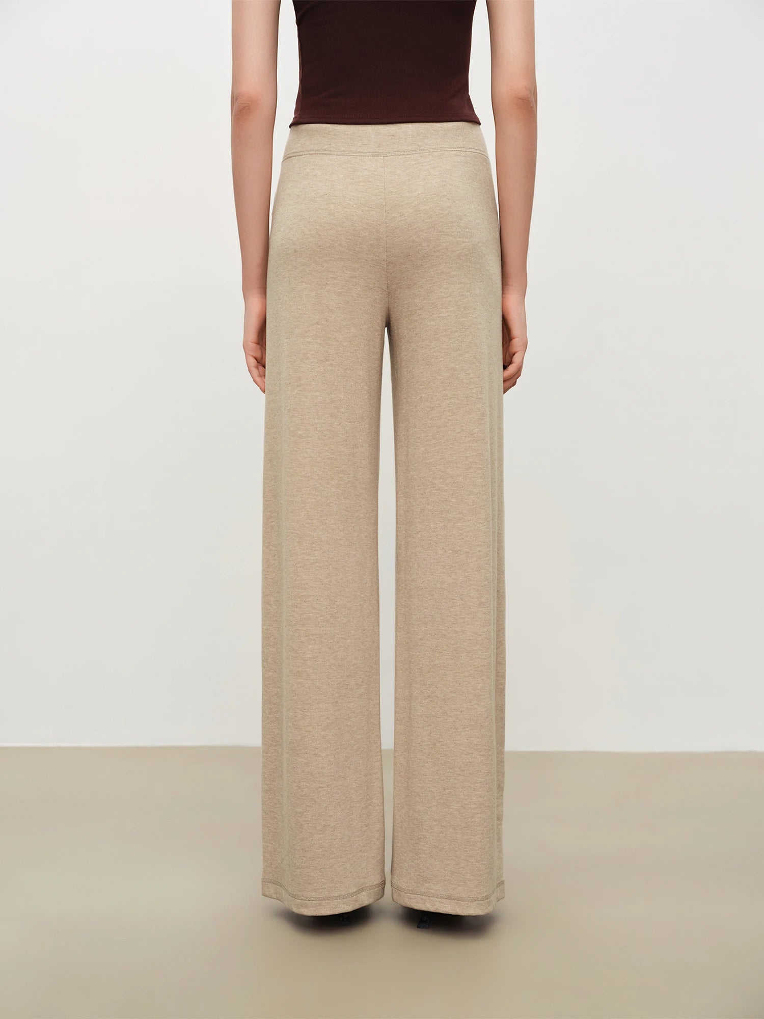 High-Waist Wide Leg Casual Pants