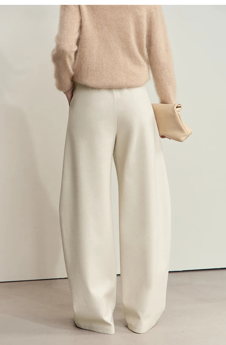 Loose Fit Straight Leg Drawstring Pants