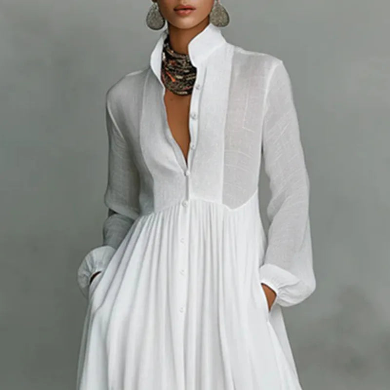 Elegant Floor-Length A-Line Maxi Dress