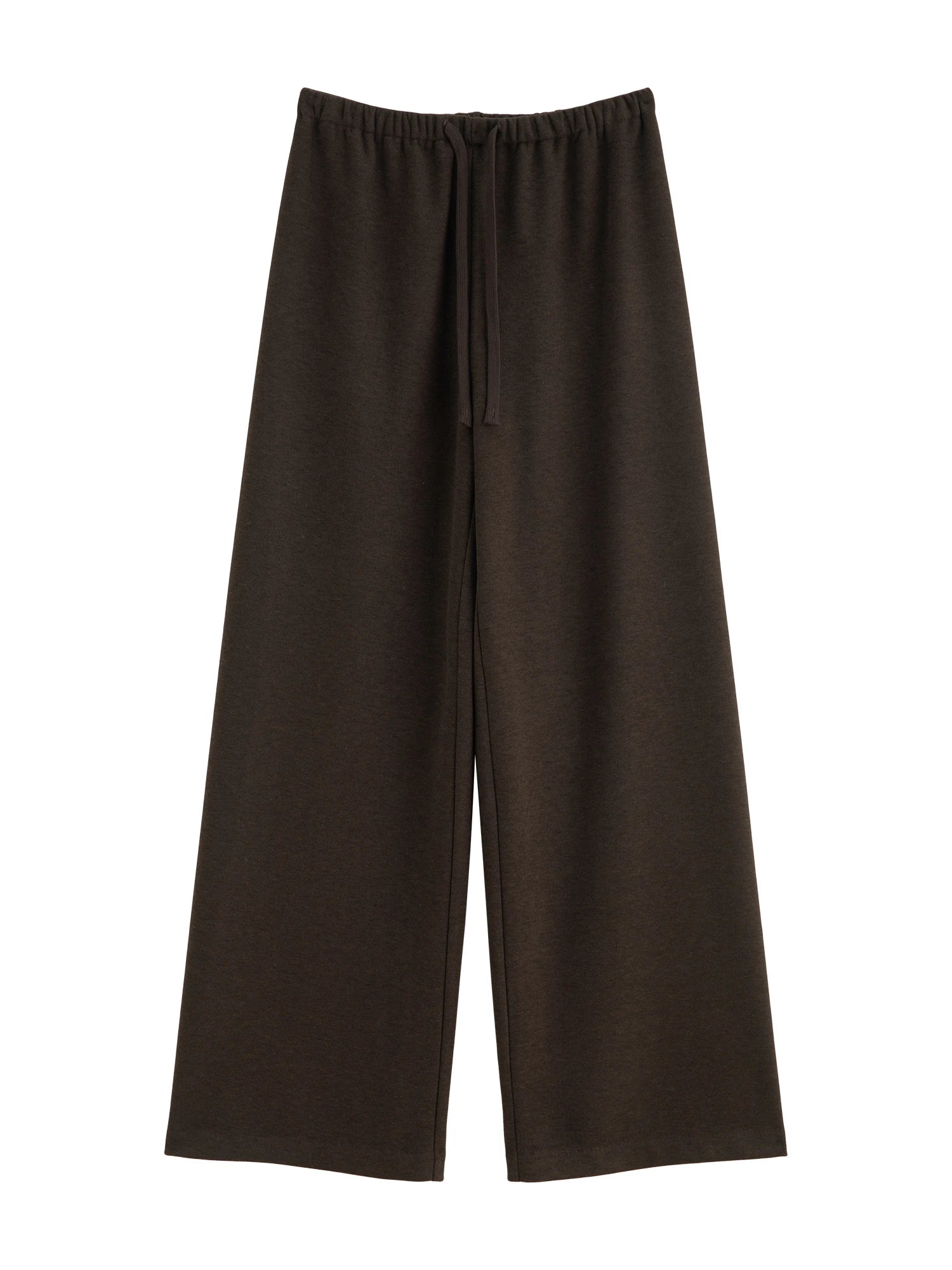 High-Waist Straight Floor-Length Casual Pants